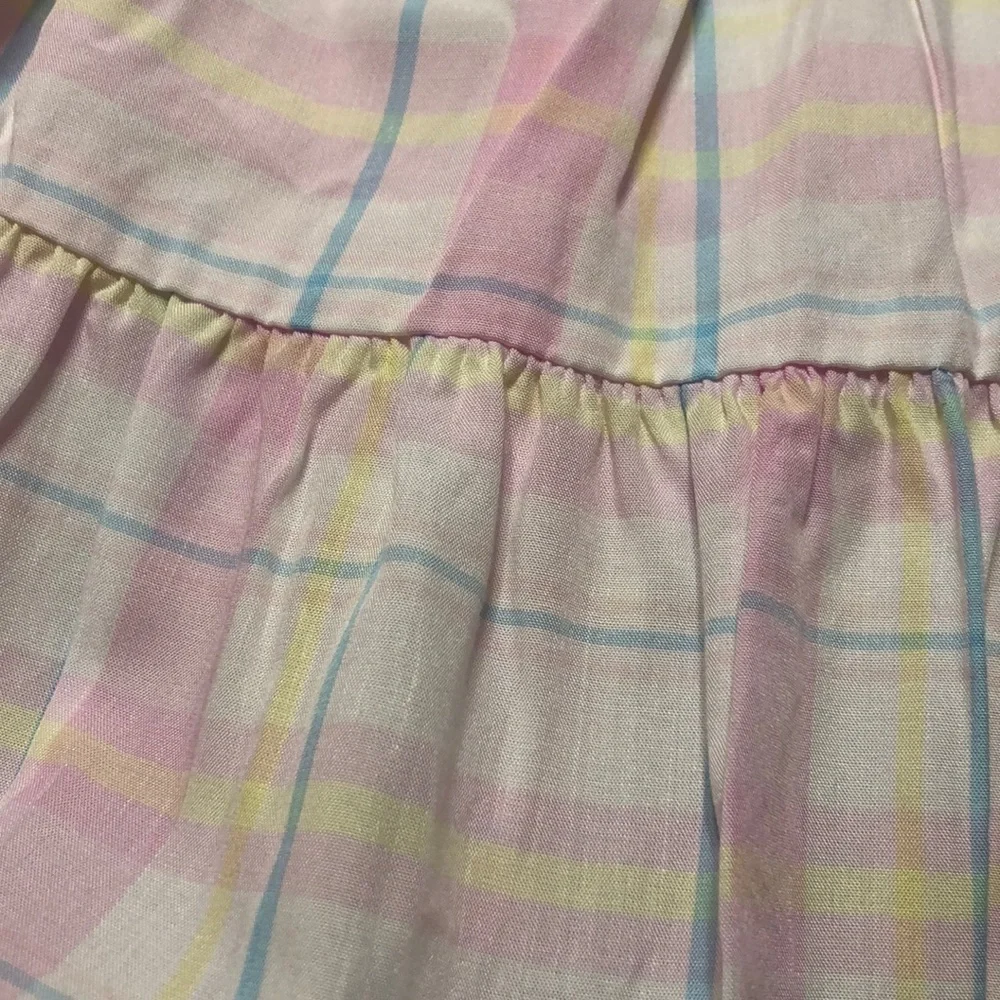 🌸Oshkosh Bgosh 2&3 sizes Ruffle plaid pink dress NWT